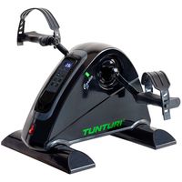 Tunturi Cardio Fit M50 Mini Bike Heimtrainer/Mit Elektromotor/Pedaltrainer/Arm- und Beintrainer/Minifahrrad/Bewegungstrainer für Senioren mit LCD-Bildschirmanzeige - Schwarz