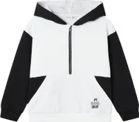 NAME IT Kapuzenpullover Lockerer Schnitt Reißverschluss Größe: 134-140