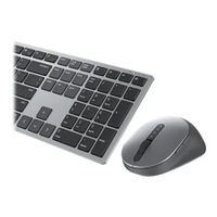 Dell Premier Multi-Device-Tastatur und -Maus KM7321W Wireless, Wireless (2,4 GHz), Bluetooth 5.0, Batterien im Lieferumfang enthalten, Estnisch (QWERTY), Titangrau