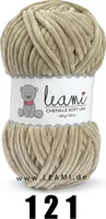 LEAMI Chenille Soft UNI (100g/120m)  121 hellbraun