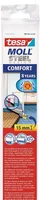 tesa05405-00102-00 tesa Moll COMFORT těsnicí lišta na dveře, stříbrná, 40 mm x 1 m