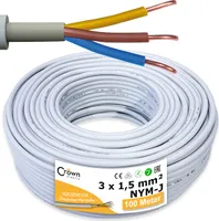 NYM-Kabel, 3x1,5mm², 100 Meter