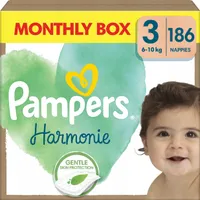 Pampers® Windeln Harmonie™ Größe Gr.3 (6-10 kg) für Babys und Kleinkinder (4-18 Monate), 186 St.