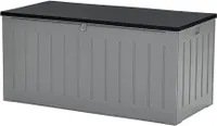 Garden Impressions Primo Kissenbox 830L - 160x78xH76 mit Grau/ Schwa