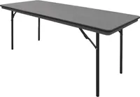 Bolero rechteckiger Klapptisch grau 183cm