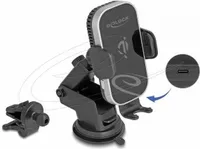 DELOCK Wireless Car Charger Smartphone Halterung u. Kühlung