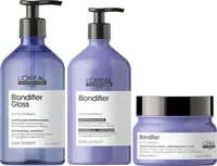 Loreal Blondifier Gloss Shampoo 500ml + Loreal Blondifier Conditioner 500ml + Loreal Blondifier Mask 250ml NEW