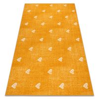 Teppich für Kinder HEARTS Jeans, vintage Herzen - orange orange 300x350 cm