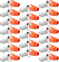 20x Netzwerkstecker CAT7 CAT6 CAT6A RJ45 Netzwerk Stecker vergoldete Kontakte