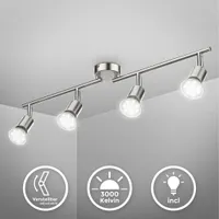 vidaXL Deckenleuchte 6-flammig G9 Chrom Deckenlampe Deckenstrahler Spot Lampe 