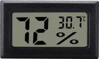 INF Mini LCD vlhkomer / teplomer sivý