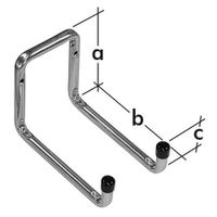 Halter für Garagenhaken doppelt 120x300x50mm - H2U 300 - Packung 1 St.