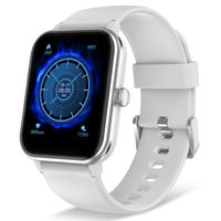 Inteligentné hodinky pre ženy mužov, Blackview R3max 1,69" veľký farebný dotykový displej HD Fitness hodinky, meranie teploty/monitorovanie SpO2/pulzné hodinky/Fitness Tracker, náramkové hodinky pre Android IOS（Grey）
