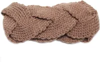 Stirnband für den Winter Braun