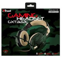 Trust GXT 322C Gaming Headset Grün