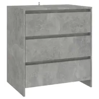vidaXL Kredens betonowy szary 70x41x75 cm materiał drewnopochodny