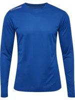 Hummel Run Langarm-t-shirt Blau M Mann Blau M