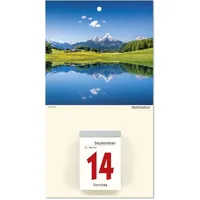 ZETTLER 609773 Kalenderrückwand Gebirge - 18 x 33 cm, 2-fach sortiert