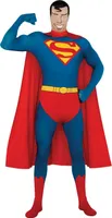 Superman - Kostüm - Herren BN5500 (M) (Blau/Rot)