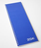 2024 ADINA Vormerkkalender 10x30cm blau 2S/1W