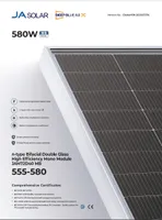 575W BiFazial Solarmodul JA Solar JAM72D40-575MB- Photovoltaik Solarpanel PV 0% MwSt.