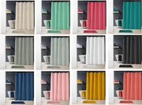 Premium Textil Struktur Duschvorhang 180x200 Badewanne Wannen Bad Dusche Vorhang, Farbe:Rosa