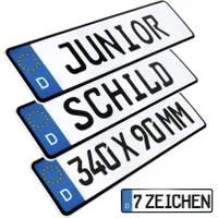 1 Stück Kennzeichen BESUCHER Parkplatzschild Nummernschild Besucher P, 7,99  €