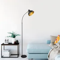 Opviq, Varzan- Varzan FLG, Schwarz, Stehlampen, 20 x 43 cm, Metallkörper