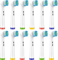 Cosity 12x Aufsteckbürsten kompatibel mit Oral B und Braun Zahnbürsten - Briefkastenverpackung