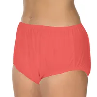Suprima Inkontinenz-Slip Schlupfform aus PVC Größe: 54, Farbe: rot
