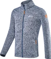 BLACK CREVICE - Herren Strickfleece Jacke | Farbe: Grau | Größe: XXL