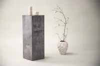 Dekosäule RAMSVIK 23x65 cm - Beistelltisch Dekoration