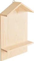 VBS Wandregal Haus Kiefernholz 20 cm x 30,5 cm