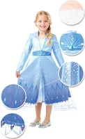 Hochwertiges Elsa Frozen 2™-Kostüm für Mädchen 5 bis 6 Jahre (110 bis 116 cm)