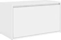 Flurbank 80x40x45 cm Weiß Holzwerkstoff