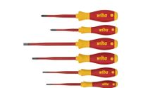 Schraubendreher Set SoftFinish® electric slimFix Schlitz, Phillips 6-tlg. (35389)