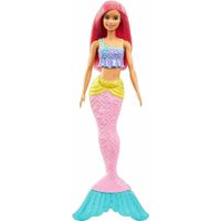 Bábika Barbie Dreamtopia Morská panna s ružovými vlasmi pre dievčatá a chlapcov +3 roky (Mattel GGC09) BARBIE