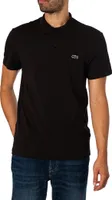Lacoste Poloshirt aus Baumwollmischung in normaler Passform, Schwarz M