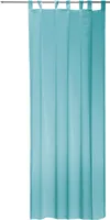 Vorhang türkis 140x245 cm transparent Schlaufen Gardine Organza Dekoschal