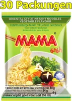 Mama Instant Nudeln Vegetable 30er Pack (30x 60g) Asia instant Nudelsuppe Gemüse