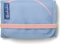 satch Geldbörse satch Wallet Vivid Blue hellblau rosa