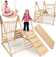 Holzspielplatz für Zuhause XL 5in1