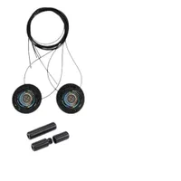 INF Elastische Schnürsenkel ohne Binden Schwarz