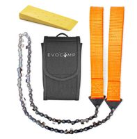 EVOCAMP Handkettensäge mit 33 scharfen Zähnen, kompakte und faltbare für Camping