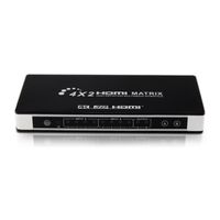 INF HDMI Matrix 4x2 Switch/Splitter UHD 4K2K 3D mit EDID-Funktion