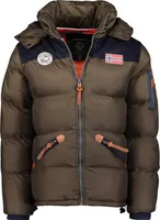 Geo Norway warme Herren Winterjacke Model: Celian, Farbe: Khaki, Größe: L