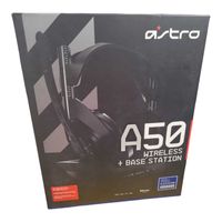 ASTRO Gaming A50 Wireless Over-Ear Gaming-Headset mit Basestation (4. Gen.), Dolby Audio, Game/Voice Balance Control, 2,4 GHz Kabellos, für PS5, PS4, PC, Mac - Schwarz