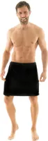 Malaga Saunakilt S/M schwarz Polyester  260 g/m² 48x155 Herren