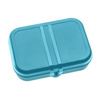 KOZIOL Lunchbox Kunststoff Frühstücksbox 2-Kammer Brotdose Türkis Pascal L