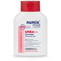 numis med Duschgel mit 5% Urea - Hautberuhigendes Duschgel für extrem trockene, zu Juckreiz neigende Haut 1x 200 ml